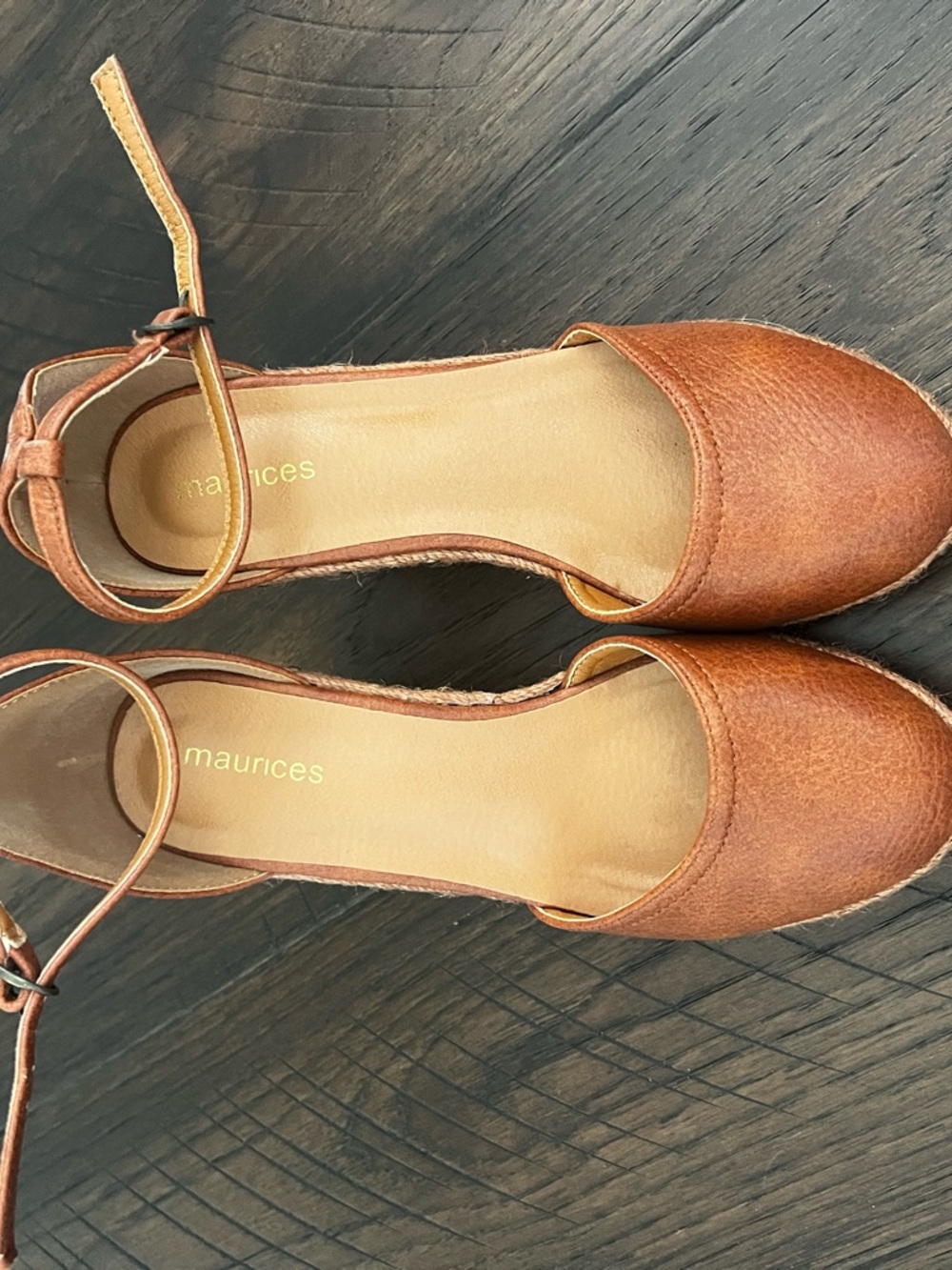 maurices Bella closed toe wedge